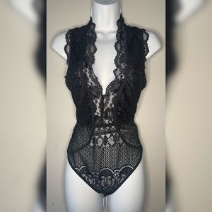 Black Lace Bodysuit